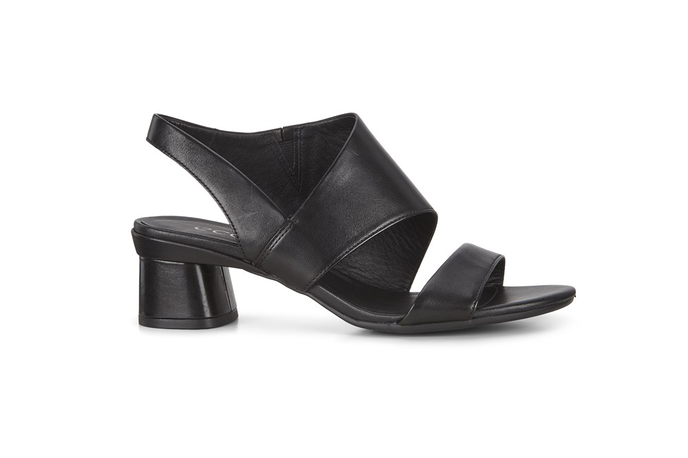 Sandalias Mujer - ECCO Elevate 45 Block Heel - Negros - ENM165437